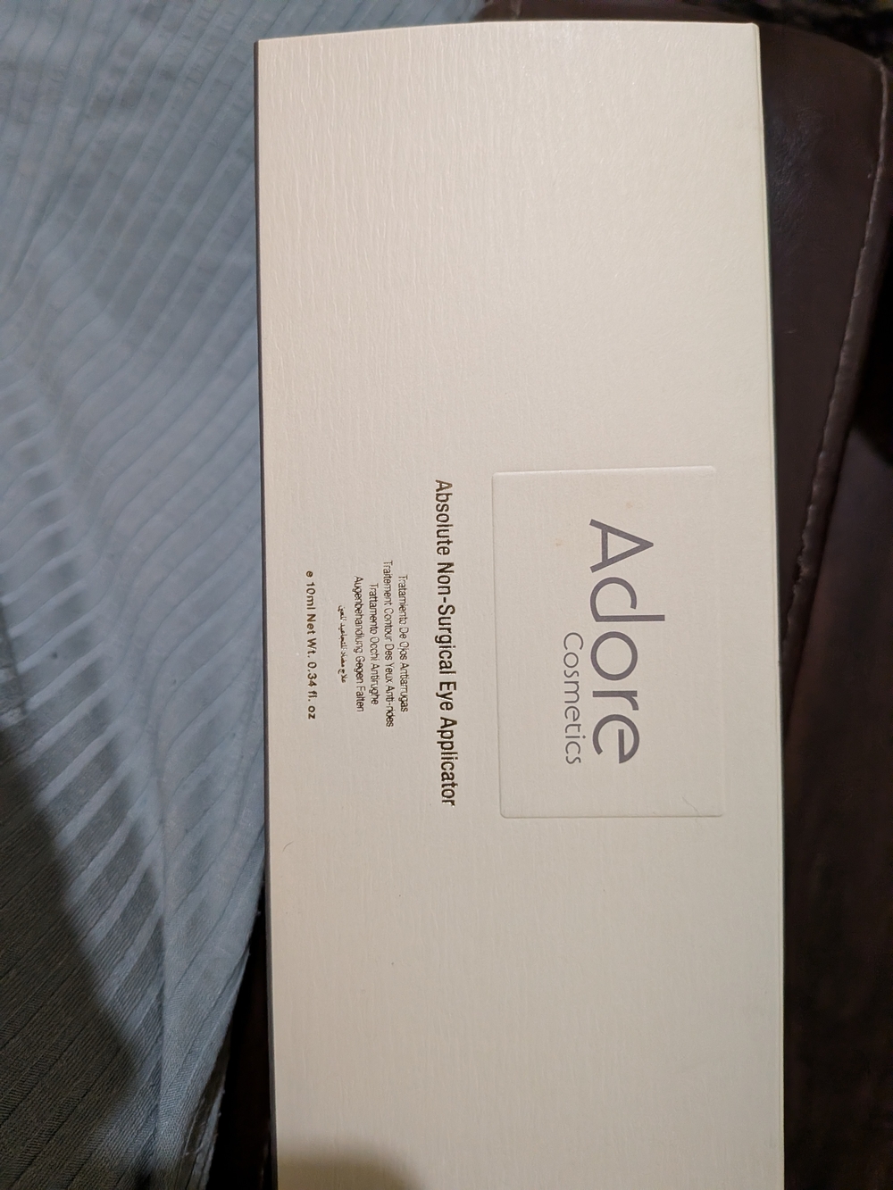 Adore Cosmetics White Rectangular Packaging